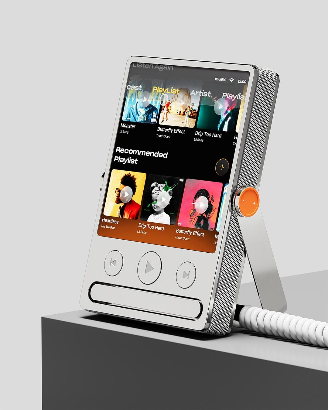 Futuristic Speaker Concept – Designed in Blender, Rendered with Octane