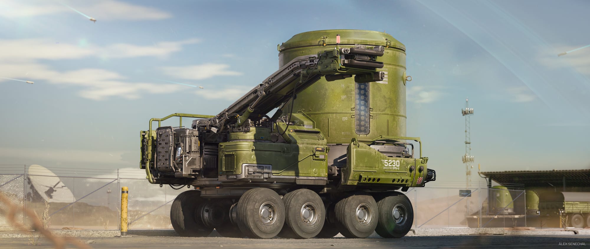 Autonomous Ammo Drone for Off-World Use — Designed Entirely in Blender
