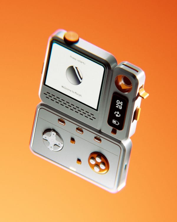 Meet Morph - AI Gaming Device 3D Designed