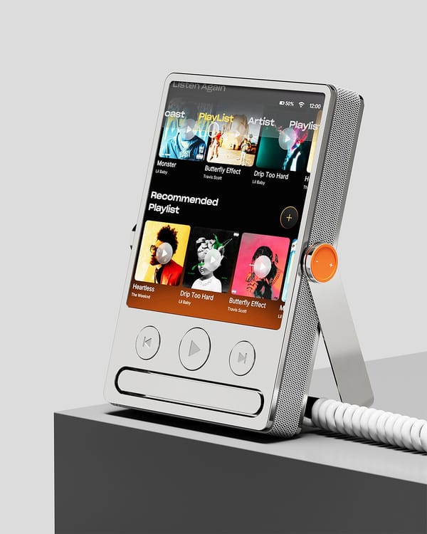 Futuristic Speaker Concept – Designed in Blender, Rendered with Octane