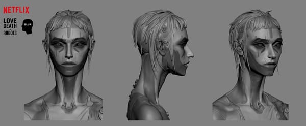 Love, Death + Robots (Blur Studio) Spider Rose & Nosey – 3D Character Design Breakdown by Maria Panfilova