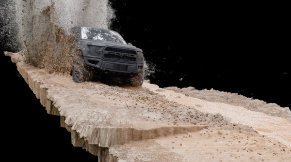 Epic Animation Shows Ford Raptor Conquering Muddy Terrain