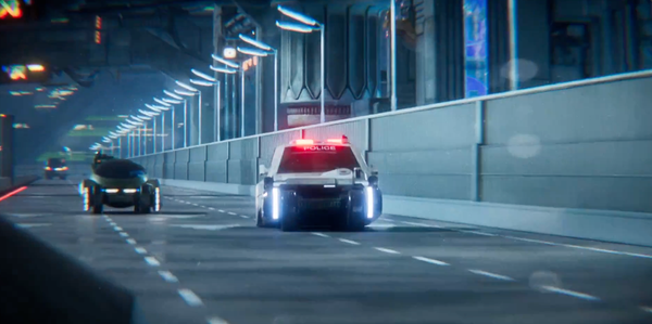 Blender High-Speed Police Chase Animation Short
