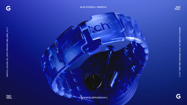 Stunning Swatch Animation's - GLID STUDIO x SWATCH Collaboration
